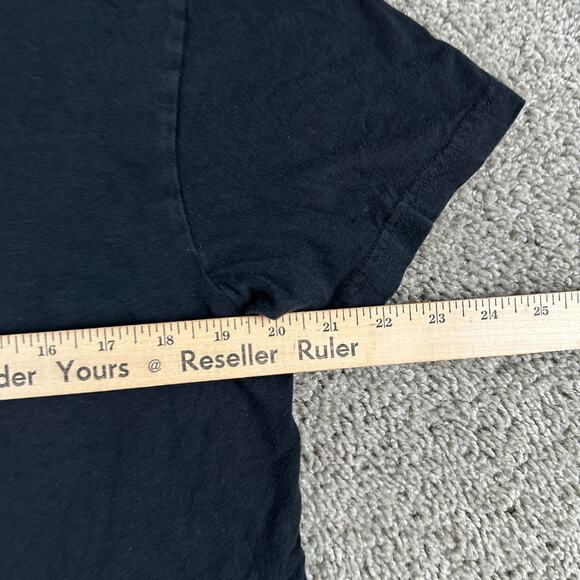 Polo Ralph Lauren Shirt Mens Medium Black Red Pony Short Sleeve Cotton Casual - Picture 7 of 8